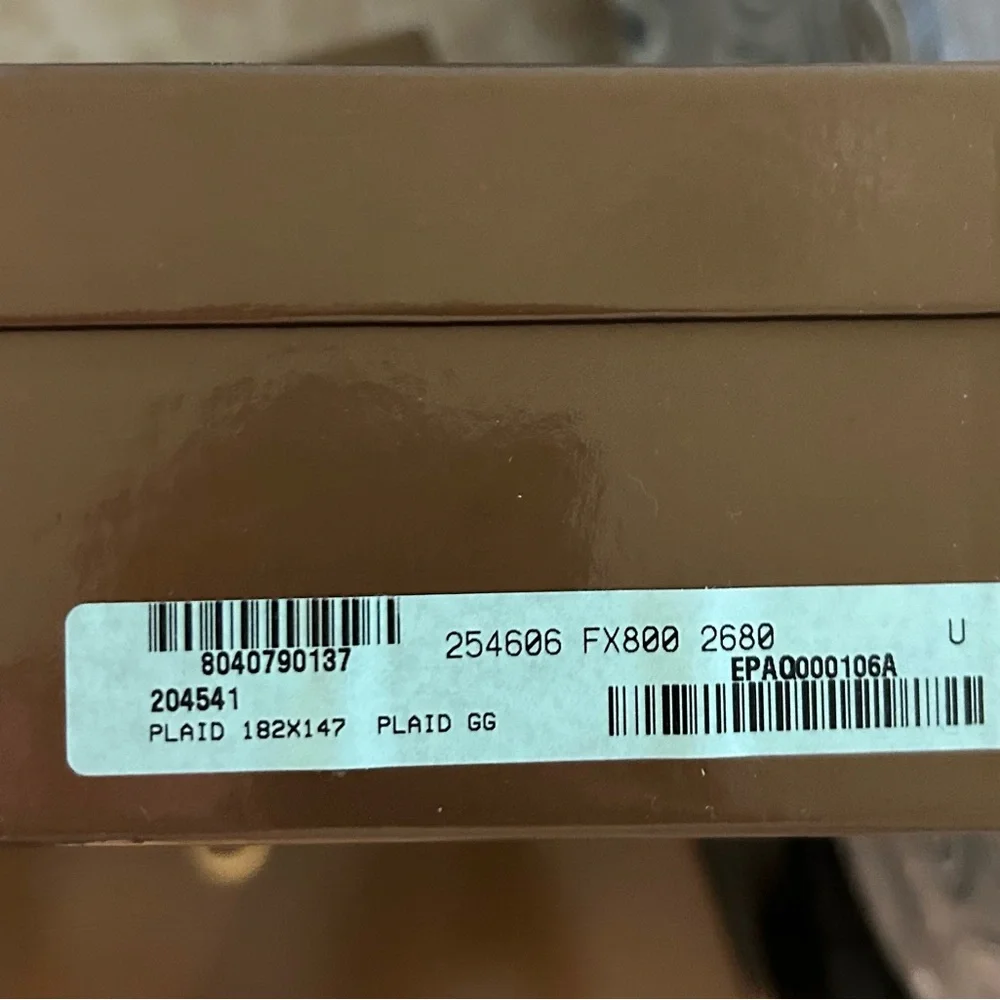 Authentic Gucci wool cashmere throw blanket